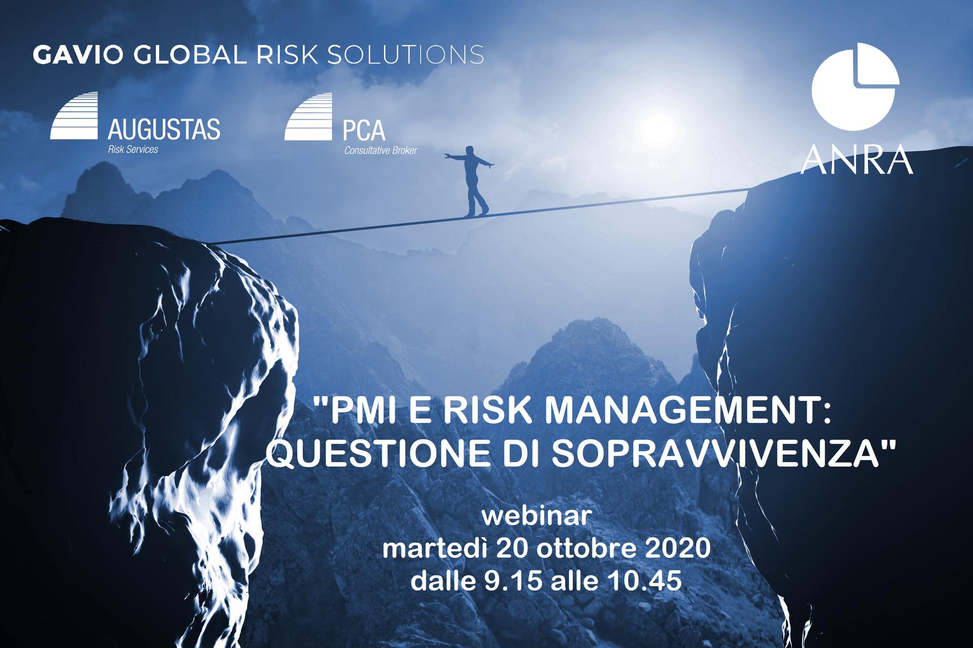 Il Webinar per portare il Risk Management nelle Pmi - Augustas: Risk Management a 360°