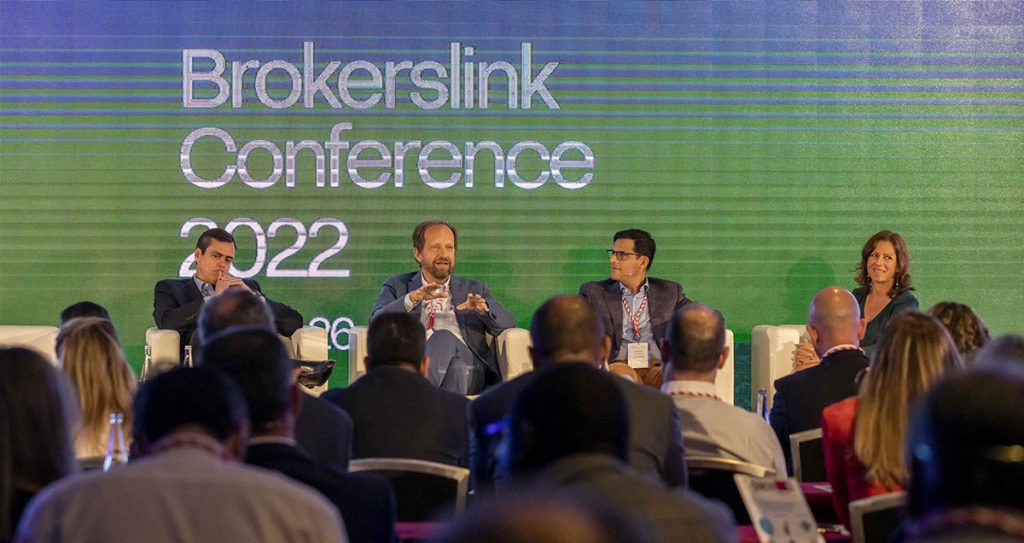 Maurizio Castelli in primo piano a Brokerslink Conference 2022