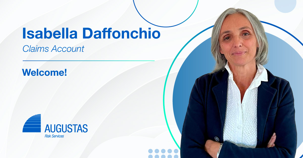 La nuova Claims Account di Augustas: Welcome Isabella Daffonchio,Augustas Risk Services